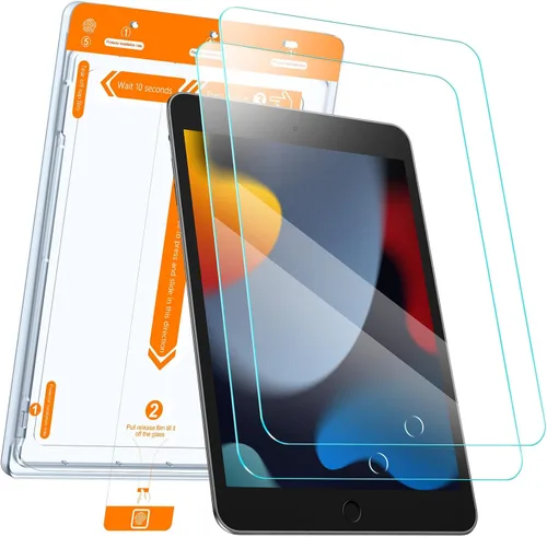Vista 9 de SIBEITU Protector de pantalla para iPad Mini 5/4ª generación, dureza 9H, protector de película de vidrio templado de 7.9 pulgadas (paquete de 2)