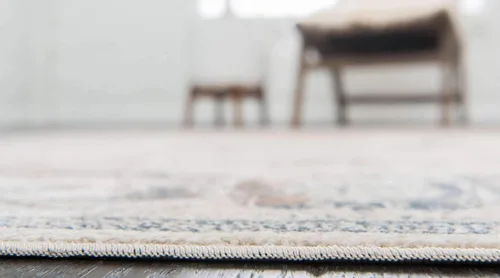 Vista 4 de Unique Loom Chateau Collection - Alfombra de área, 5 x 8 pies, color beige