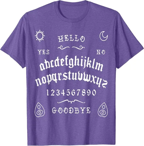 Vista 62 de Camiseta inspirada en la tabla Spirit Board Ouija Asphalt Grey