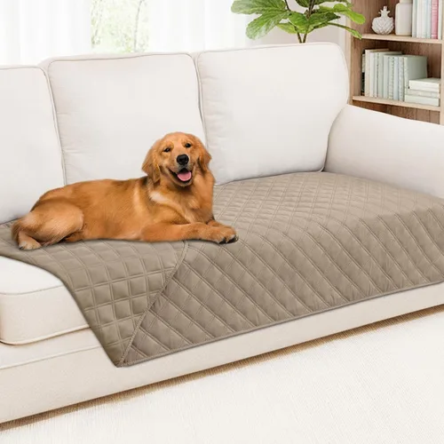 Vista 31 de Smiry Funda Impermeable para Cama de Perro Manta para Mascotas, Manta Suave y Lavable para Perros para Muebles Cama Sofá Sofá Reversible, a Cuadros