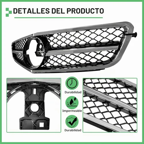Vista 2 de Rejilla para Mercedes Benz W204 Clase C C250 C300 C350 AMG 2008