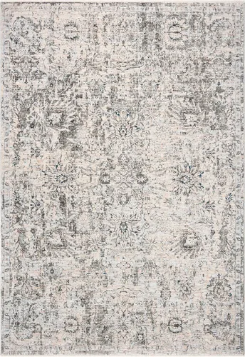 Vista 3 de SAFAVIEH Winston Collection - Alfombra de área de 7 pies 1 pulgada x 10 pies, color beige y gris, diseño envejecido, no desprende pelusa y de fácil