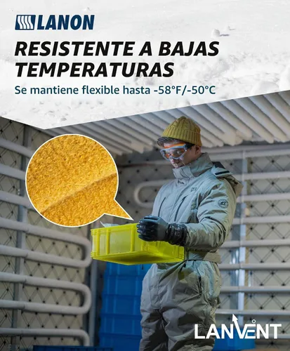 Vista 4 de LANON Waterproof Winter Work Gloves, Moisture-permeable PU Coated，Warm Gloves for Freezer & Outdoor Work