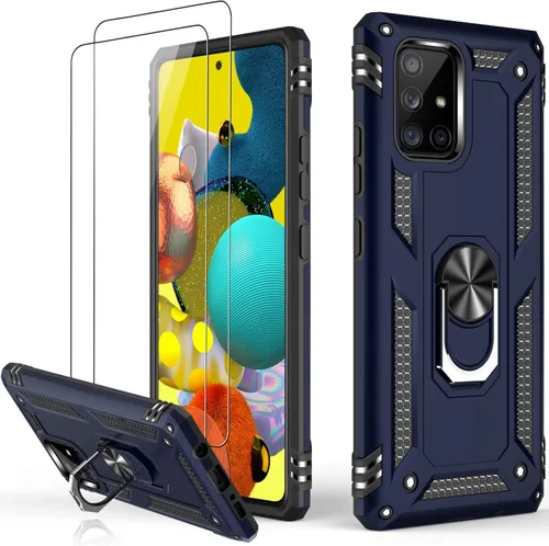 Vista 33 de LUMARKE Funda para Galaxy A51 4G con Protector de Pantalla, Pasa Prueba de Caída de 16 pies de Grado Militar, Cubierta Protectora para Teléfono