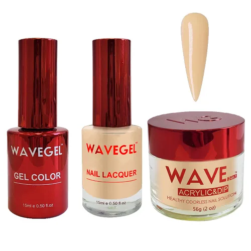 Vista 7 de WAVEGEL - Juego de gel de remojo, laca de uñas y polvo acrílico y polvo de inmersión a juego - Colección Queen - #001 Negro sedoso