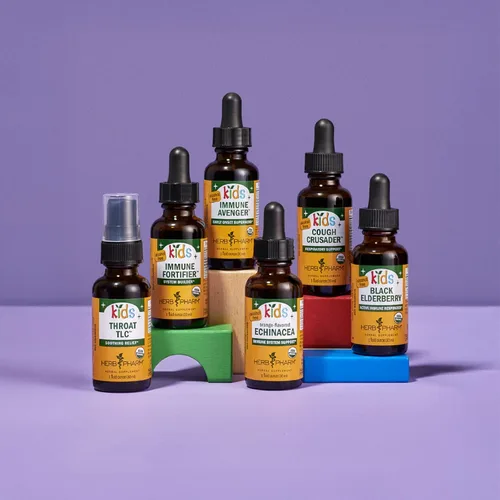 Vista 7 de Herb Pharm Spray de hierbas TLC para garganta sin alcohol orgánico certificado para niños, 1 onza