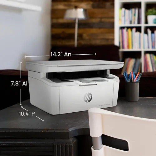 Vista 5 de HP LaserJet Pro MFP M29w Impresora inalámbrica monocromática todo en uno, funciona con Alexa (Y5S53A)