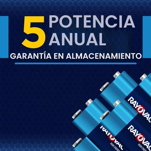 Vista 2 de Rayovac Pilas alcalinas de 9V, A1604-8PPK, 8, paquete de 8, 1, 1
