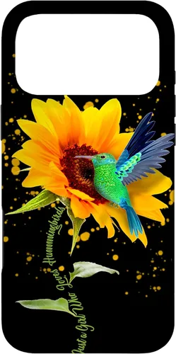 Vista 22 de Just a Girl who Love Hummingbirds Sunflower Bird Cute Flower Case for iPhone 17