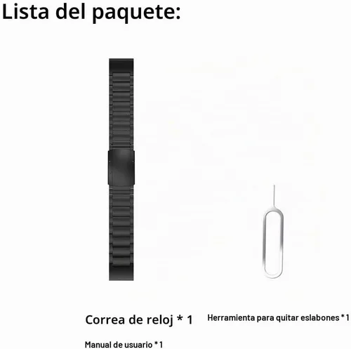 Vista 6 de LDFAS Fenix 8/7/6 Pro/5 Plus - Correa de reloj de 0.866 pulgadas de metal de titanio de liberación rápida de fácil ajuste con cierre de botón doble