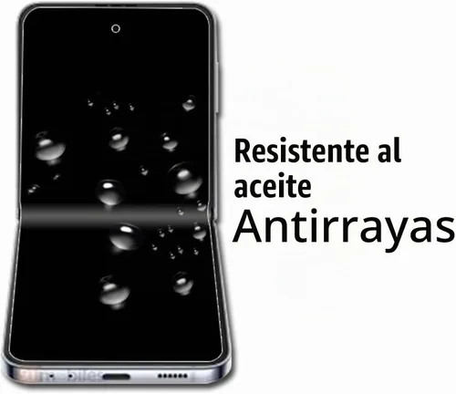 Vista 6 de Protector de pantalla antiespía antirreflejos interno para Moto Razr+ 2023 Protector de pantalla exterior mate de privacidad Película suave