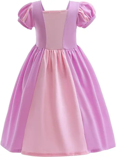 Vista 4 de Disfraz de princesa de Halloween para niñas, vestidos de algodón para Navidad, fiesta de cumpleaños, concurso, cosplay, vestido de baile