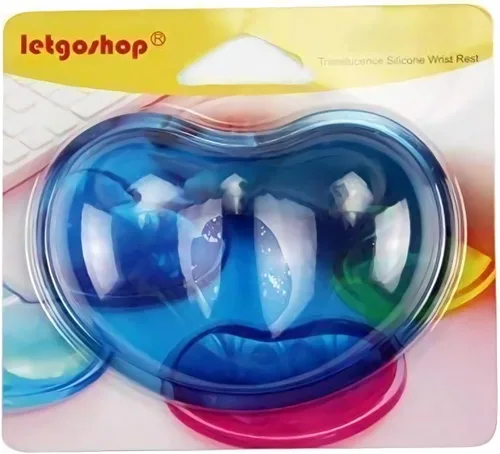 Vista 6 de Reposamuñecas ergonómico de gel para mouse, soporte de muñeca para mouse de computadora para aliviar el dolor en el brazo, almohadilla para muñeca