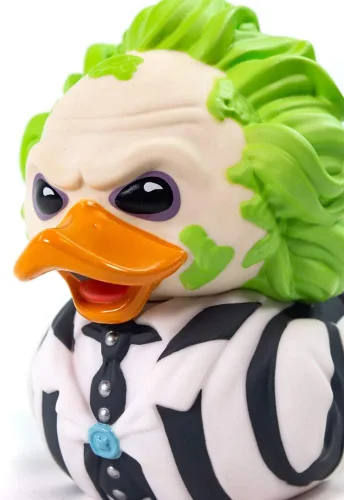 Vista 4 de TUBBZ Primera Edición: Terror - Figura de Pato de Goma de Cosplaying de Beetlejuice de Vinilo