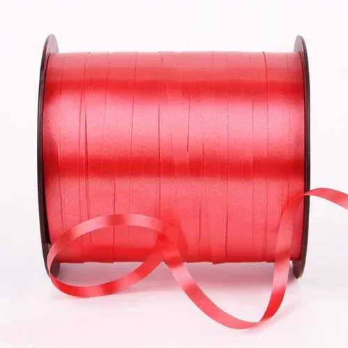Vista 5 de Cinta rizadora negra prensada, rollo de cuerda de globos de 500 yardas para envolver regalos (1,499.3 ft x 0.197 in)