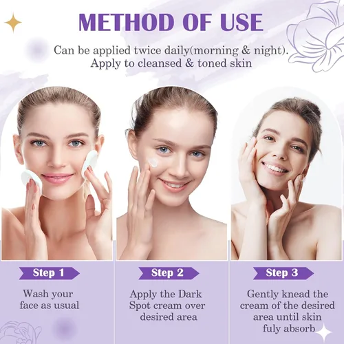 Vista 4 de HANYWIL Eliminador de Manchas Oscuras para Rostro y Cuerpo en Suero, Crema de Reparación Rápida del Tono con Tratamiento de Hiperpigmentación