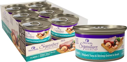 Vista 18 de Wellness CORE Signature Selects - Alimento húmedo enlatado grueso para gatos adultos, natural, rico en proteínas, sin granos, receta de carne de res