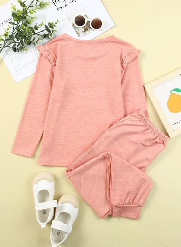 Vista 9 de blibean Conjuntos de ropa de otoño para niñas con estilo, tallas 4-13 años