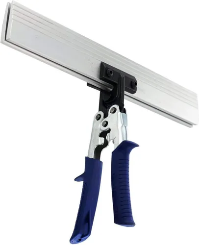 Vista 3 de Midwest Seamer - Doblador de chapa metálica recta de 9 pulgadas con cuchillas de aluminio y mango de agarre cómodo KUSH'N-POWER - MWT-S9