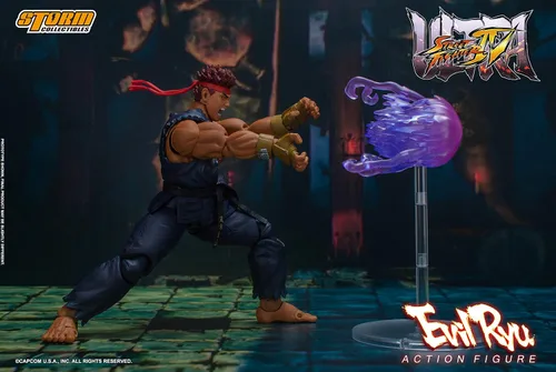 Vista 10 de Storm Collectibles - Ultimate Street Fighter IV - Evil Ryu, figura de acción 1/12