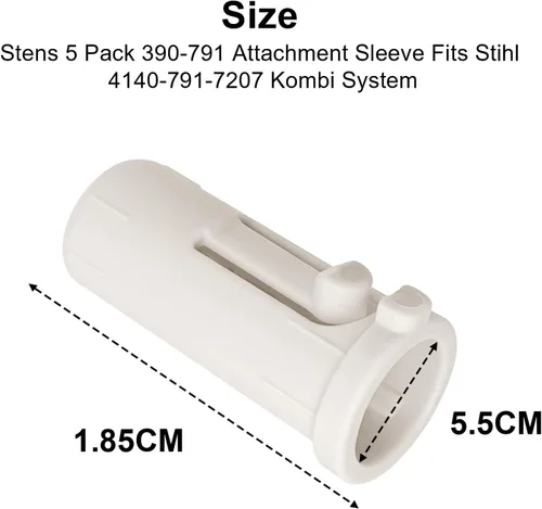 Vista 2 de deawater 4140-791-7207 41407917207 Funda de fijación, 5 unidades de repuesto de manguito de tubo de accionamiento compatible con Stihl Kombi System