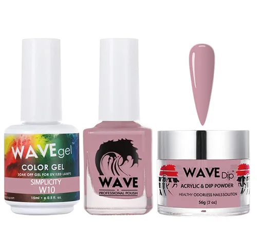 Vista 87 de WAVEGEL - Juego de gel de remojo, laca de uñas y polvo acrílico a juego - Colección Simplicity - #P109 Blizzard