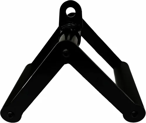 Vista 3 de qibylift Barra desplegable LAT, barra de presión recta giratoria en forma de V, cuerda de tríceps, accesorio de cable de mango de doble fila D
