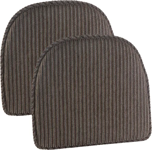 Vista 146 de Klear Vu Raindrop The Gripper - Cojines antideslizantes para silla, suaves y cómodos, almohadillas para asiento, almohadón para cocina, comedor u