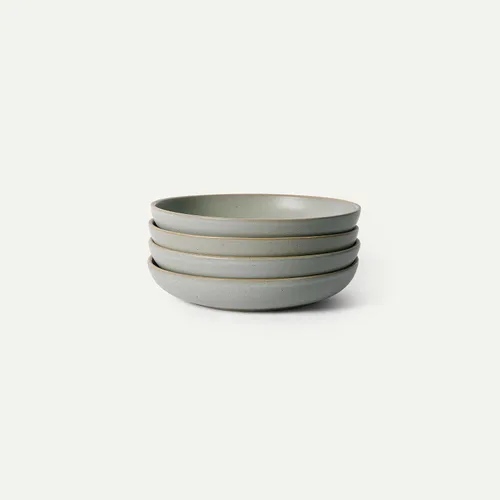 Vista 13 de MORA Juego de 4 platos medianos de cerámica para pasta/cuencos anchos de cerámica de 30 onzas, aptos para microondas, horno y lavavajillas, cosecha