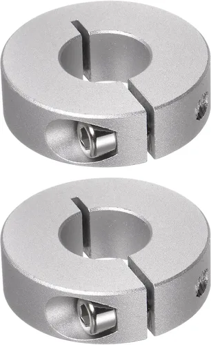 Vista 13 de HARFINGTON Collar de eje de 2 piezas de 0.236 in de diámetro de aleación de aluminio con tornillo dividido collares de abrazadera, 0.787 in