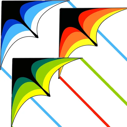 Vista 8 de Large Single Line Beach Kite for Adults,Easy to Fly Kites for Kids Age 4-12