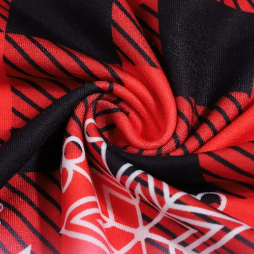 Vista 6 de BANGELY Sudaderas de Navidad a cuadros para mujer, con cremallera, solapa, túnica de manga larga para Navidad