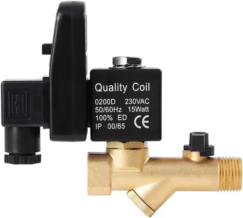 Vista 8 de Válvula de drenaje automática Válvula de drenaje temporizada electrónica G1/2 DN15 para la CA 230V de la gestión del condensado del compresor de aire
