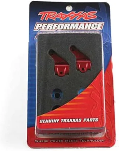 Vista 2 de Traxxas 3636A Bloques de dirección de aluminio anodizado azul 6061-T6 (par)