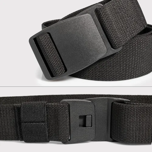 Vista 7 de maikun Cinturón de nylon para hombre, cinturón táctico militar para hombres, cinturón de hebilla de plástico, cinturón de web casual para hombres al