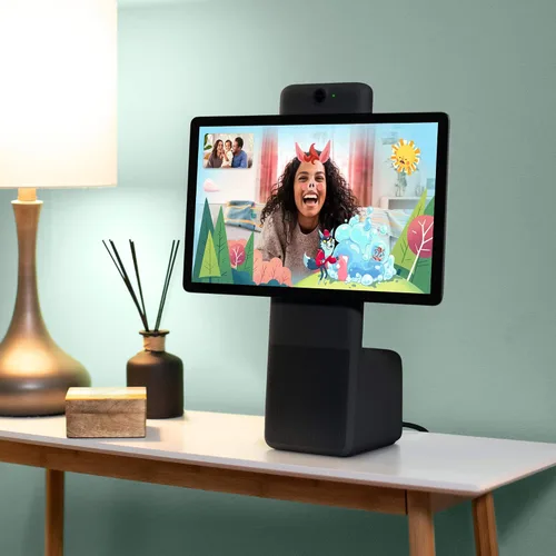 Vista 3 de Portal Plus de Facebook. Videollamadas inteligentes y manos libres con Alexa incorporada