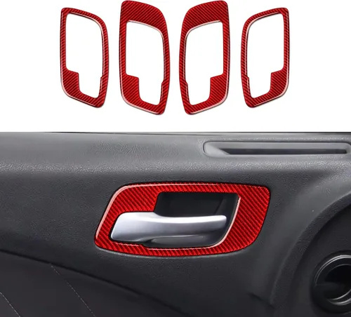 Vista 31 de Para 2011 2012 2013 2014 Dodge Charger Accesorios Consola central Aire Acondicionado Interruptor de Volumen Panel de Fibra de Carbono Pegatina