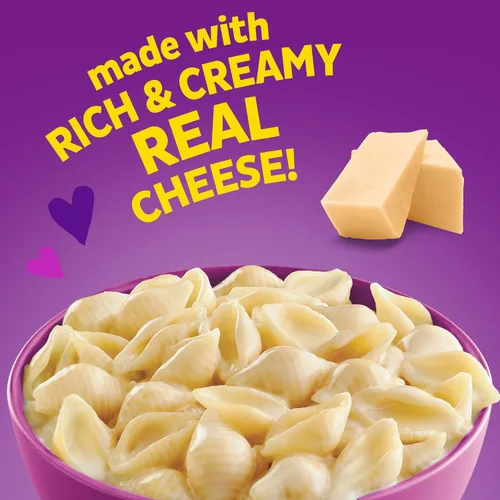 Vista 3 de Annie's Macarrones y queso de lujo con pasta orgánica, queso cheddar blanco real y conchas, 11 onzas (paquete de 12)