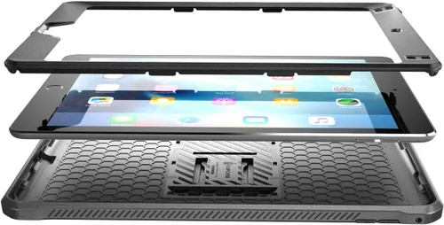 Vista 4 de SUPCASE Unicorn Beetle Pro Series: funda para iPad Mini 5, con protector de pantalla integrado, funda híbrida resistente con función atril para iPad
