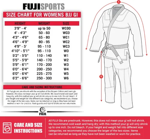 Vista 7 de FUJI All-Around Brazilian Style Jiu Jitsu Uniform
