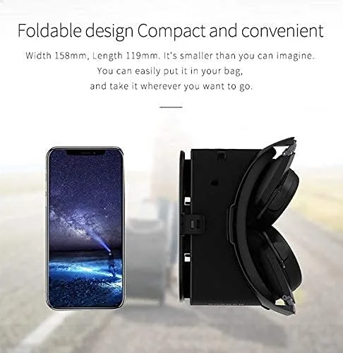 Vista 3 de 3D Virtual Reality VR Headset with Wireless Remote Bluetooth VR Glasses for Movies Video Games IMAX Compatible for Android iOS iPhone 12 11 Pro Max