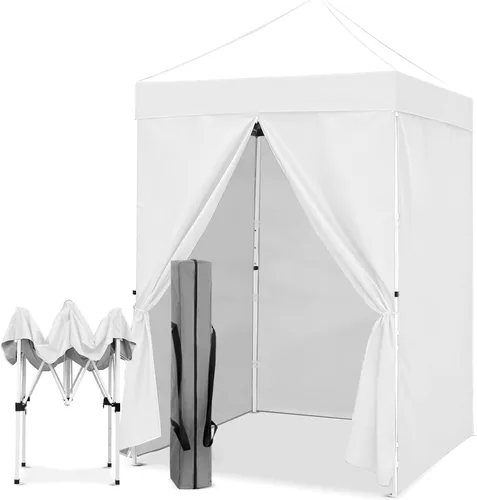 Vista 35 de EAGLE PEAK - Toldo desplegable de 5 x 5, toldo instantáneo para exteriores, fácil de instalar, refugio plegable de pierna recta (beige)
