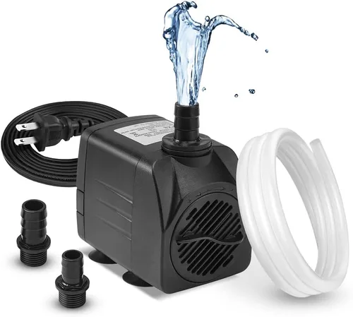 Vista 8 de DaToo 50 gal/hr 3W Bomba de agua sumergible pequeña Bomba de fuente mini ultra silenciosa para acuario, tanque de peces, estanque, estatua, cultivos