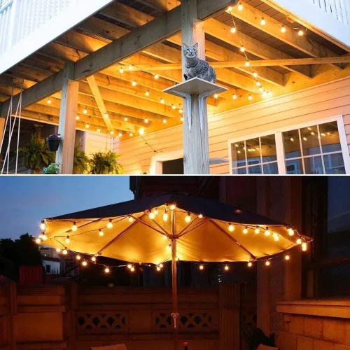 Vista 5 de Abeja bombillas LED G40 mate, bombillas LED de plástico irrompible de 0,6 W, bombillas LED de globo mate para base de candelabro C7/E12