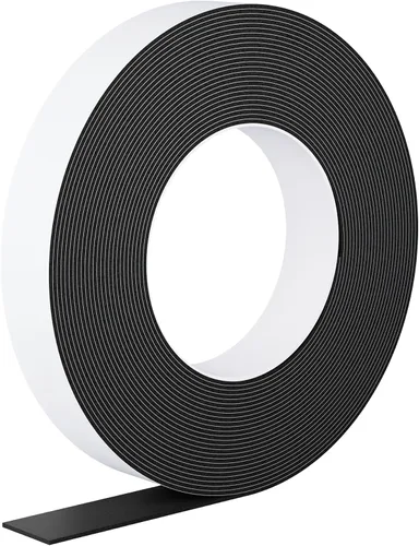 Vista 16 de Cinta de sellado de espuma EVA, 1 pulgada de ancho x 1/4 pulgada de grosor, cinta adhesiva para puertas y ventanas, bloqueador de corrientes
