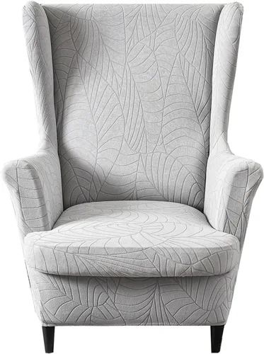 Vista 34 de HZDHCLH Fundas para silla de ala de 2 piezas, fundas de silla de ala de elastano elásticas para sillón del salón, fundas lavables para sofá