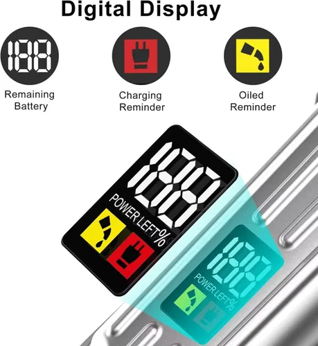 Vista 10 de SURKER Cortadora de pelo para hombre, inalámbrico, kit profesional de corte de pelo para hombres, pantalla LED recargable