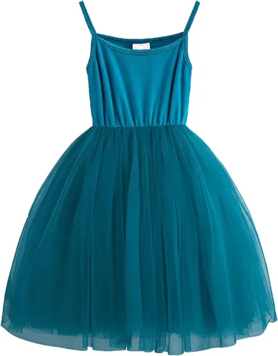 Vista 18 de Vestido de Tutú para Niñas Pequeñas, Vestido de Tul Sin Mangas, Estilo Princesa, Vestido de Fiesta de Verano Negro