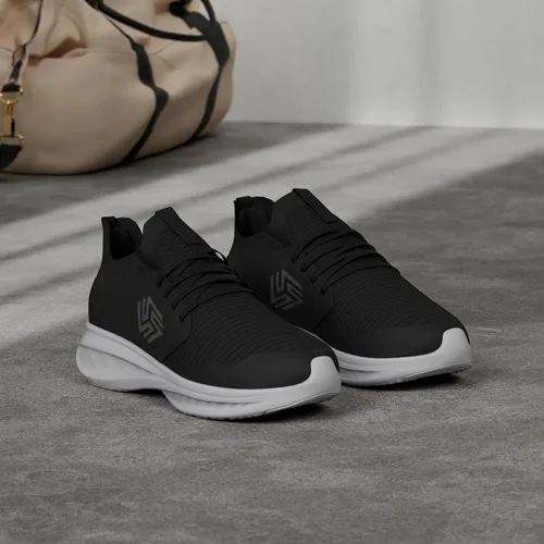 Vista 2 de Zapatos para Caminar Sin Cordones para Hombre Zapatos para Correr Antideslizantes Zapatos de Entrenamiento Transpirables Zapatillas Ligeras