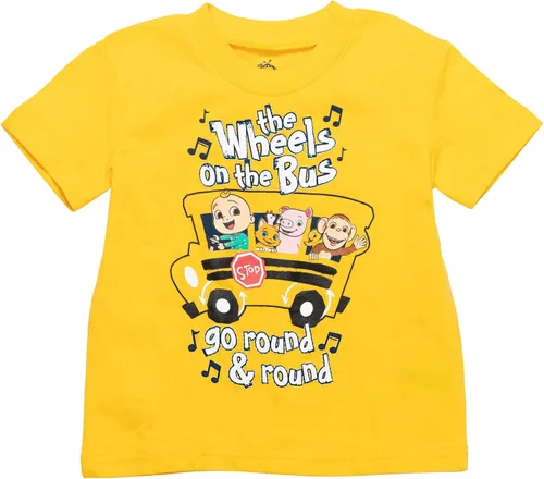Vista 2 de CoComelon JJ Graphic - Conjunto de camiseta con pantalones cortos de rizo francés